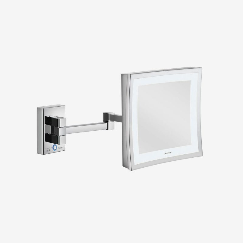 LEDライト付拡大鏡（壁付け）AG020746｜KANEJIN - バスタブや洗面 